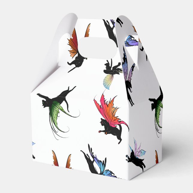 Cosmic Cats Favor Boxes (Back Side)