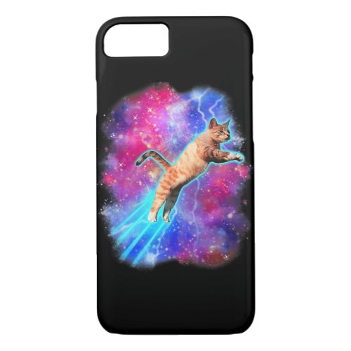 Cosmic Cats Funny Outer Space Tee Galaxy Kitty Kit iPhone 87 Case