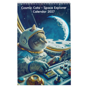 Cosmic Cats - Space Explorer Calendar