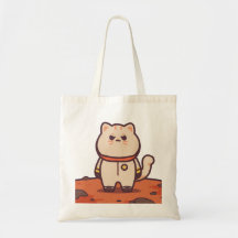 Cosmic Catventure: Astronaut Cat Tote Bag
