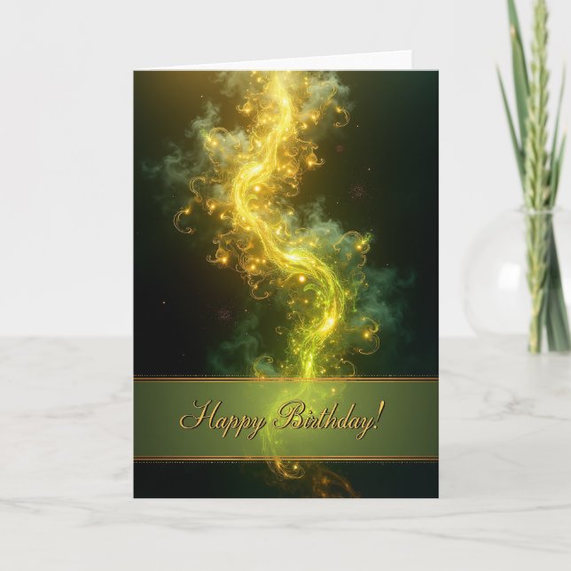 Cosmic Celebration Card (Front)