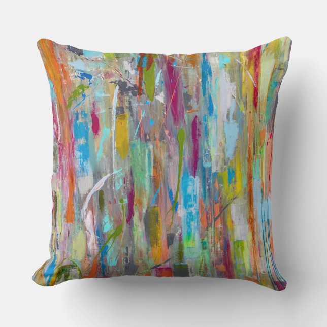 Cosmic Chaos 20 x 20 Poly Throw Pillow (Front)