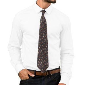 Cosmic Charm Stars and Planets Neck Tie
