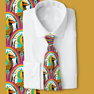 Cosmic Cheetah Neck Tie
