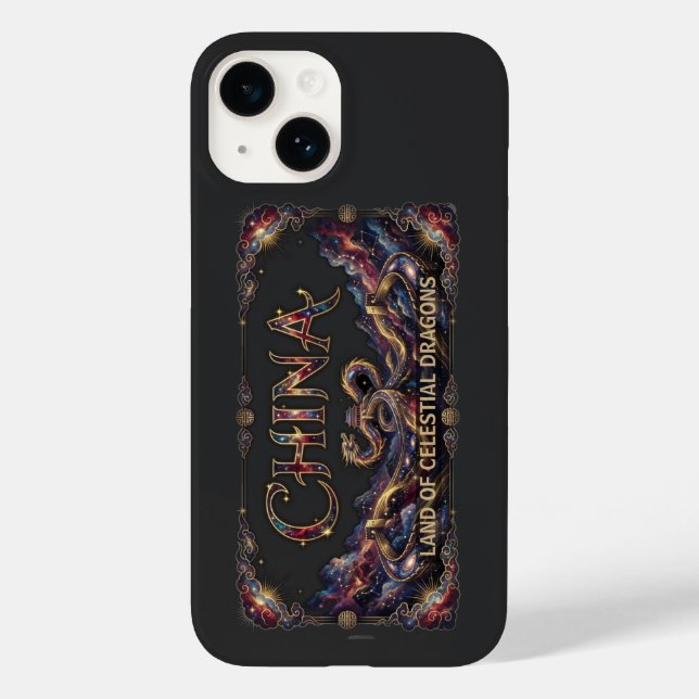 Cosmic China Dragon Great Wall Case-Mate iPhone Case (Back)