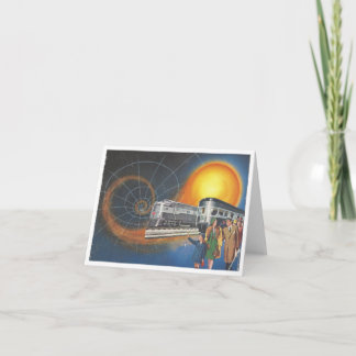 Cosmic choo choo card