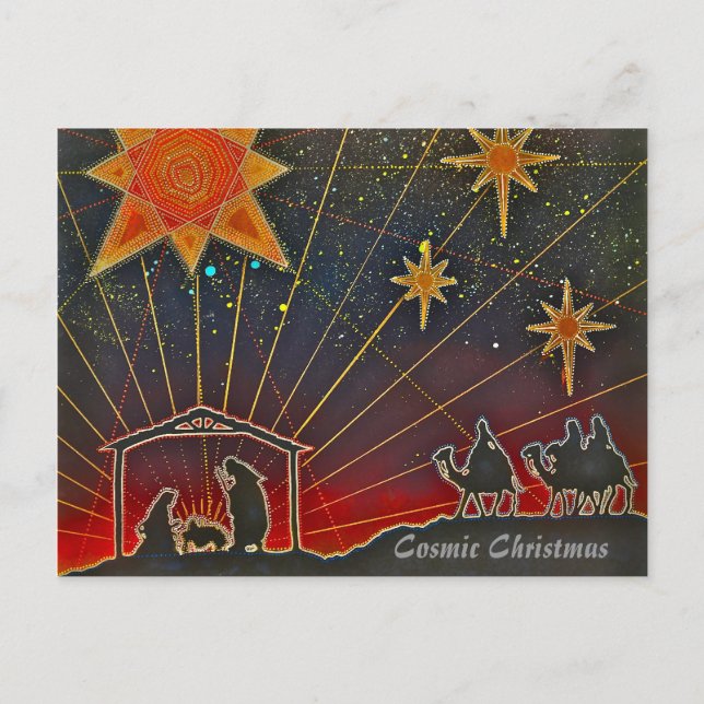 Cosmic Christmas - Holiday Cards (Front)