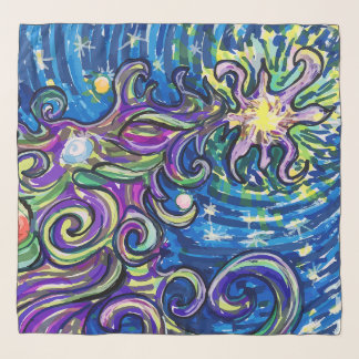 Cosmic Christmas Tree Scarf