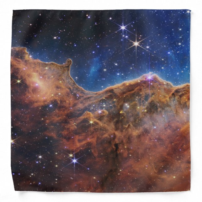 Cosmic Cliffs Carina Nebula James Webb Telescope Bandana (Front)