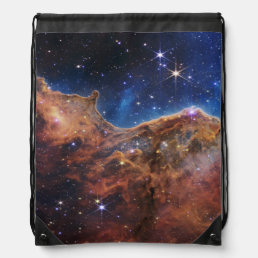 Cosmic Cliffs Carina Nebula James Webb Telescope Drawstring Bag