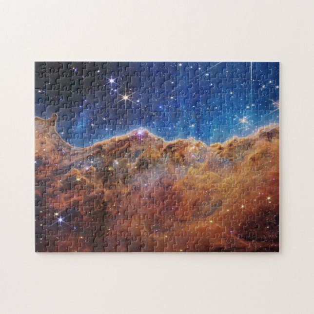 Cosmic Cliffs Carina Nebula James Webb Telescope Jigsaw Puzzle (Horizontal)