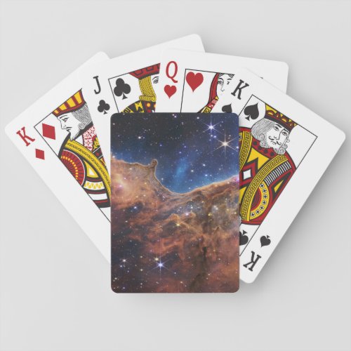 Cosmic Cliffs Carina Nebula James Webb Telescope Poker Cards