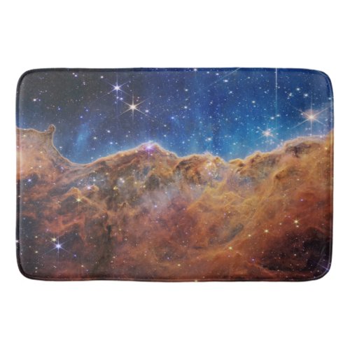 Cosmic Cliffs Carina Nebula Space Webb Telescope  Bath Mat