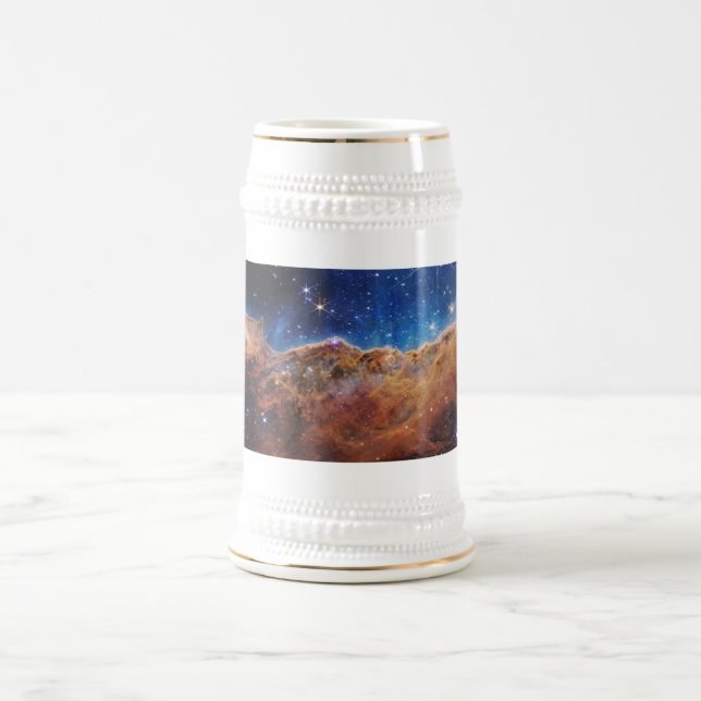 Cosmic Cliffs Carina Nebula Space Webb Telescope  Beer Stein (Center)