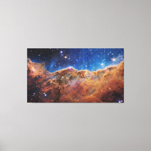 Cosmic Cliffs Carina Nebula Space Webb Telescope Canvas Print