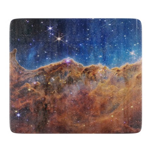 Cosmic Cliffs Carina Nebula Space Webb Telescope  Cutting Board