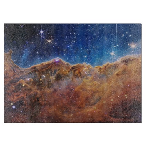 Cosmic Cliffs Carina Nebula Space Webb Telescope  Cutting Board