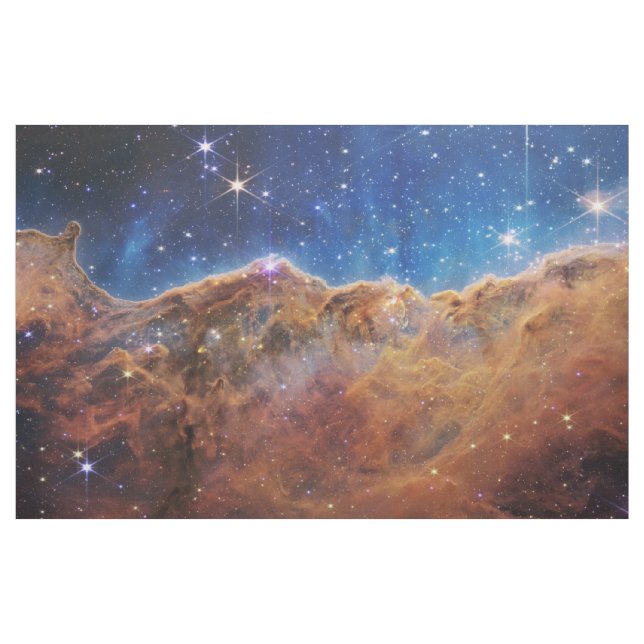 Cosmic Cliffs Carina Nebula Space Webb Telescope  Fabric (Yard)