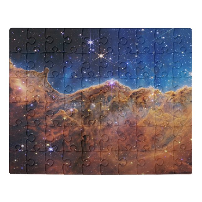 Cosmic Cliffs Carina Nebula Space Webb Telescope  Jigsaw Puzzle (Puzzle Horizontal)