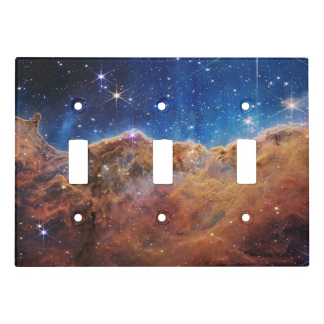 Cosmic Cliffs Carina Nebula Space Webb Telescope  Light Switch Cover (Front)