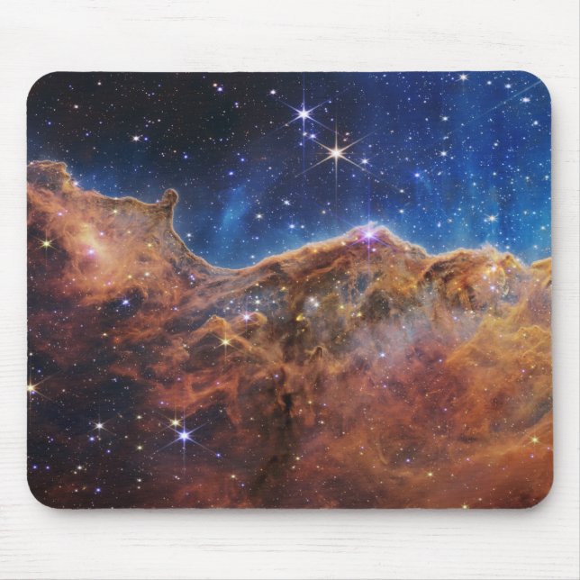 Cosmic Cliffs Carina Nebula Space Webb Telescope  Mouse Pad (Front)