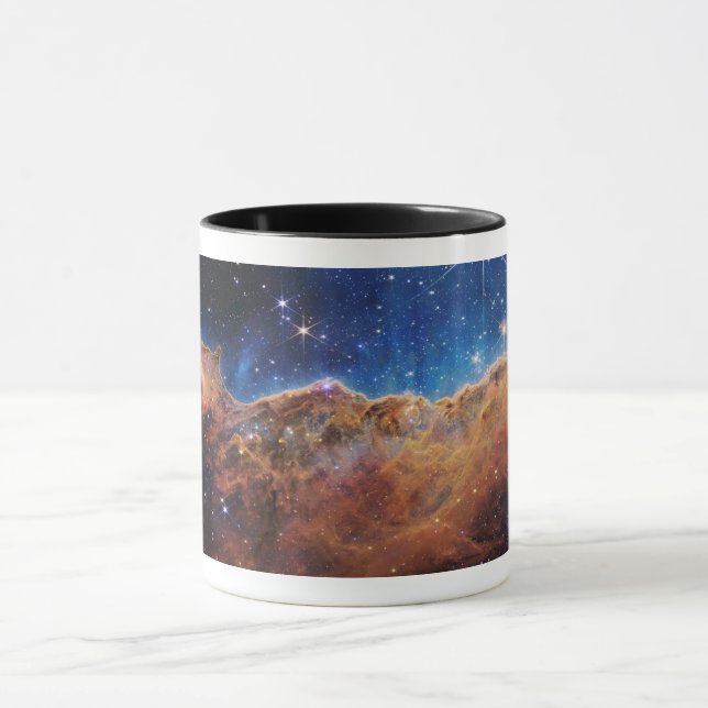 Cosmic Cliffs Carina Nebula Space Webb Telescope  Mug (Center)