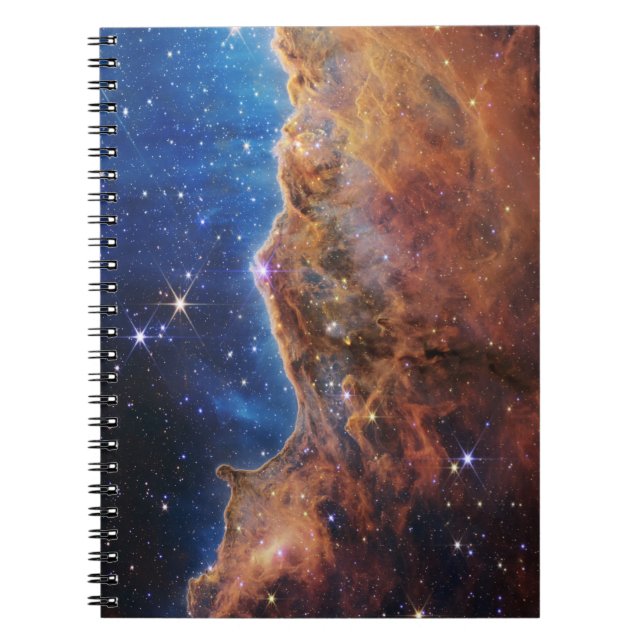 Cosmic Cliffs Carina Nebula Space Webb Telescope  Notebook (Front)