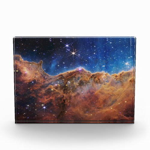 Cosmic Cliffs Carina Nebula Space Webb Telescope  Photo Block