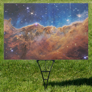 Cosmic Cliffs Carina Nebula Space Webb Telescope  Sign