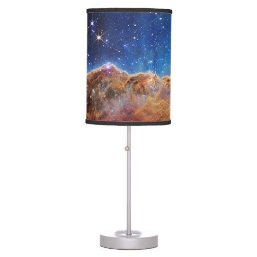 Cosmic Cliffs Carina Nebula Space Webb Telescope  Table Lamp