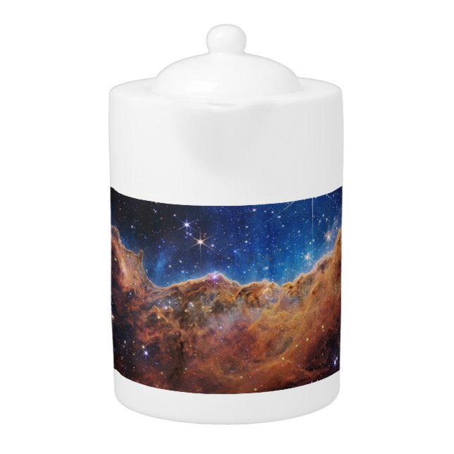 Cosmic Cliffs Carina Nebula Space Webb Telescope  Teapot (Front)