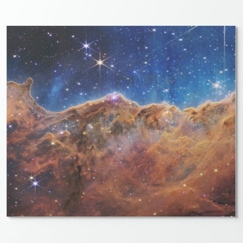 Cosmic Cliffs Carina Nebula Space Webb Telescope  Wrapping Paper