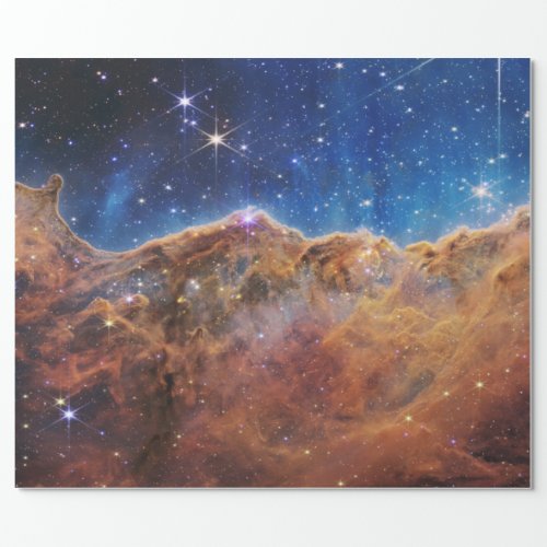 Cosmic Cliffs Carina Nebula Space Webb Telescope  Wrapping Paper
