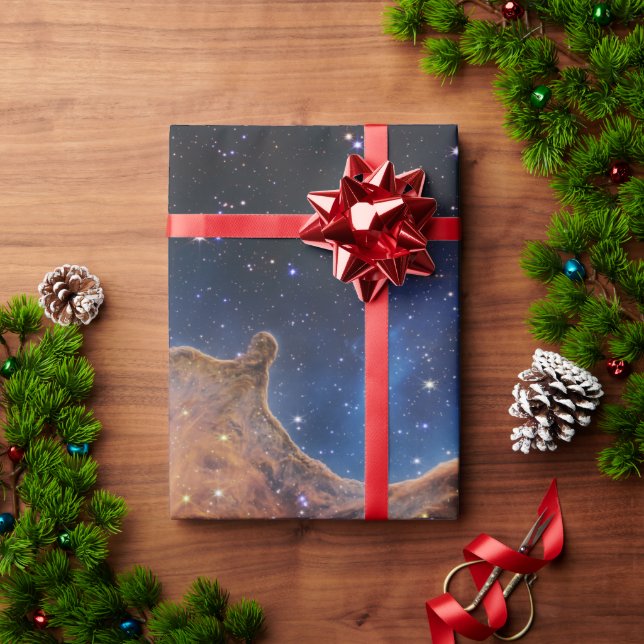 Cosmic Cliffs Carina Nebula Space Webb Telescope  Wrapping Paper (Holiday Gift)