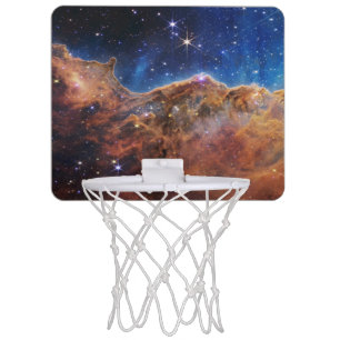Cosmic Cliffs in Carina Nebula Space NASA Webb  Mini Basketball Hoop