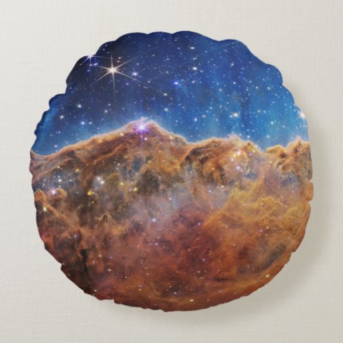Cosmic Cliffs in the Carina Nebula Accent Pillow