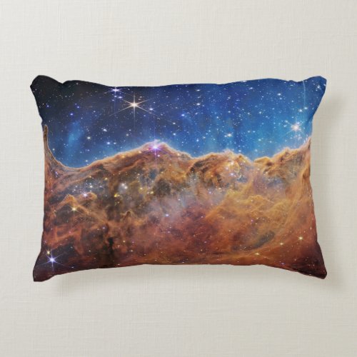 Cosmic Cliffs in the Carina Nebula Accent Pillow
