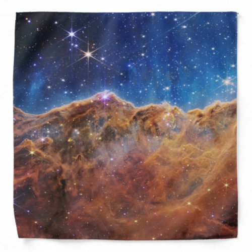 Cosmic Cliffs in the Carina Nebula Bandana