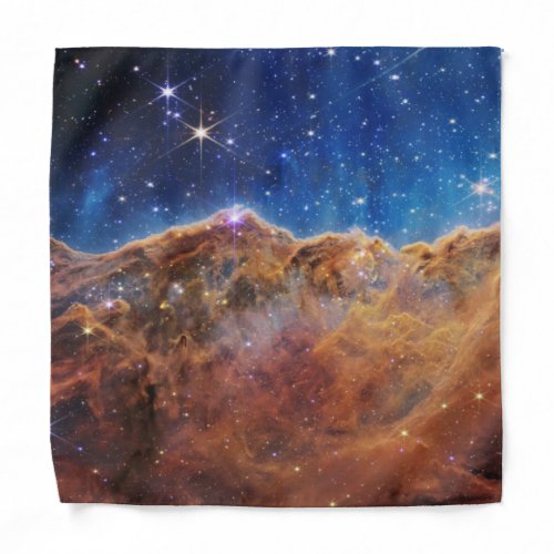 Cosmic Cliffs in the Carina Nebula Bandana