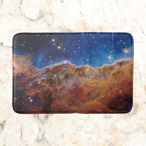 Cosmic Cliffs in the Carina Nebula Bath Mat