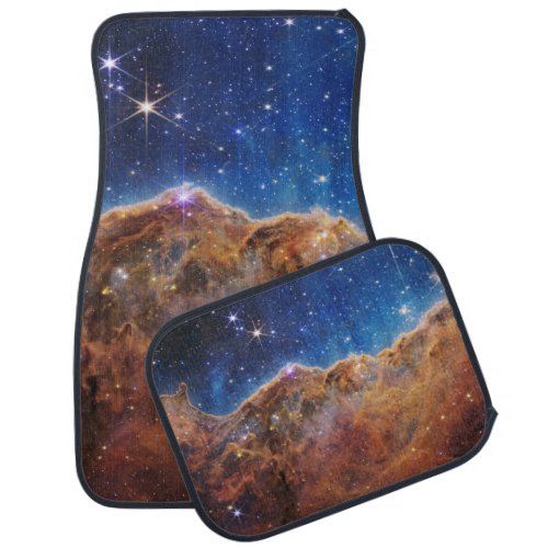 Cosmic Cliffs in the Carina Nebula Car Floor Mat