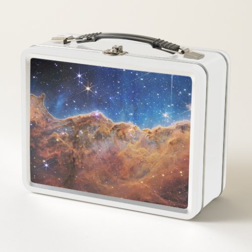 Cosmic Cliffs in the Carina Nebula Cosmic Space Metal Lunch Box