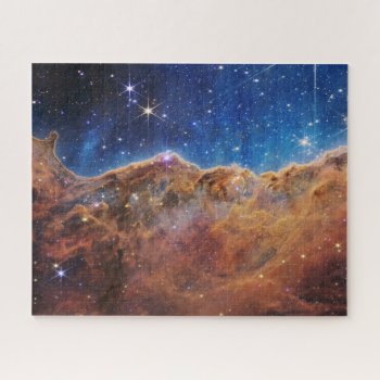 Cosmic Cliffs In The Carina Nebula Jigsaw Puzzle by SpacePhotography at Zazzle