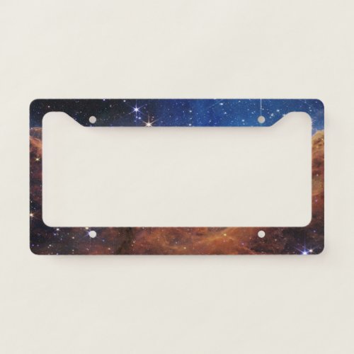 Cosmic Cliffs in the Carina Nebula License Plate Frame