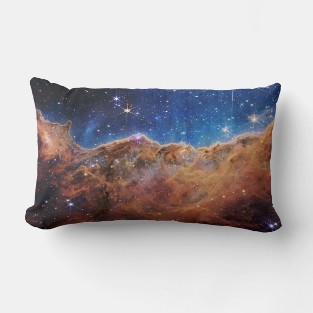 Cosmic Cliffs in the Carina Nebula Lumbar Pillow (Front)