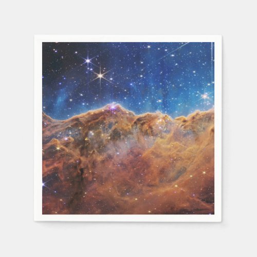 Cosmic Cliffs in the Carina Nebula Napkins