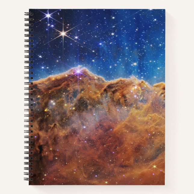 Cosmic Cliffs in the Carina Nebula Notebook (Front)