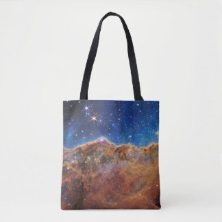 Cosmic Cliffs in the Carina Nebula Tote Bag