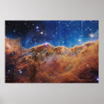 Cosmic Cliffs Poster at Zazzle
