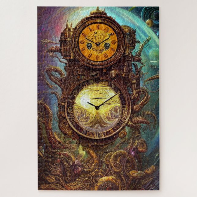 Cosmic Clock Jigsaw Puzzle (Vertical)